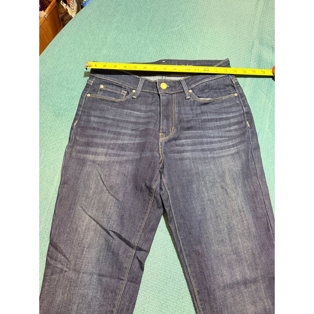 Signature By Levi Strauss & Co. Womens Modern Slim Cuffed Jeans W29 Dark Wash De